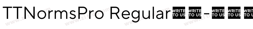 TTNormsPro Regular字体字体转换